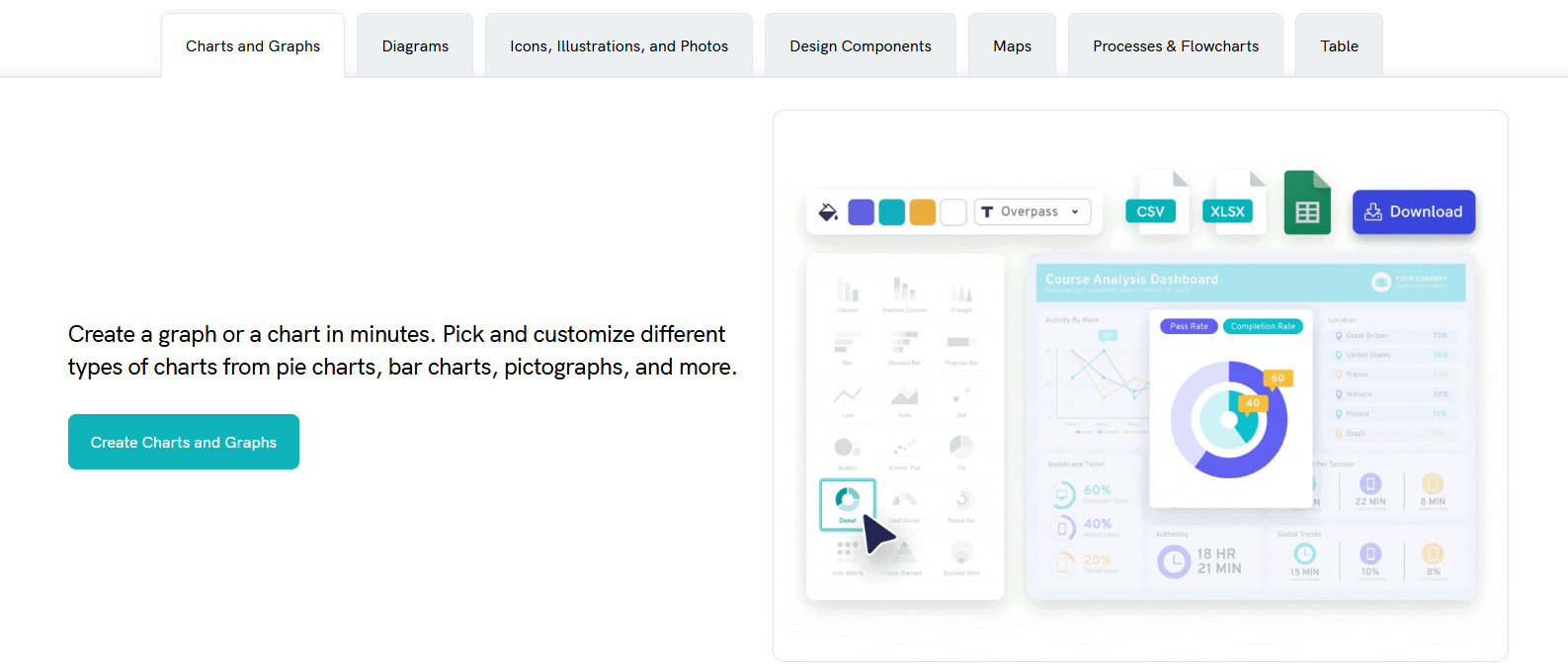 PicktoChart Website Preview