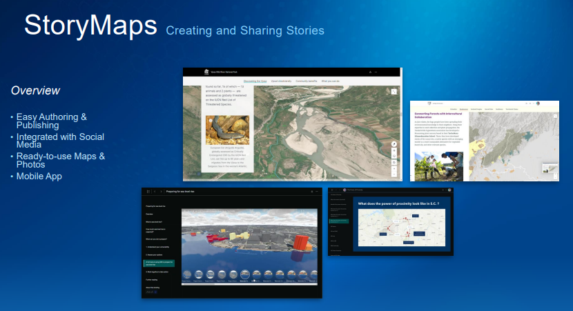StoryMaps Website Preview